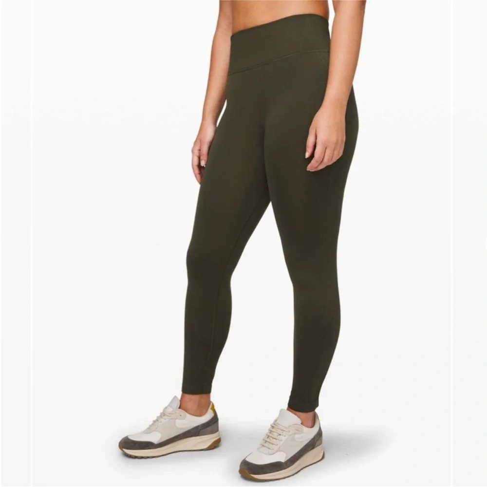 Lululemon Ebb To Street Tight Olive Green 4